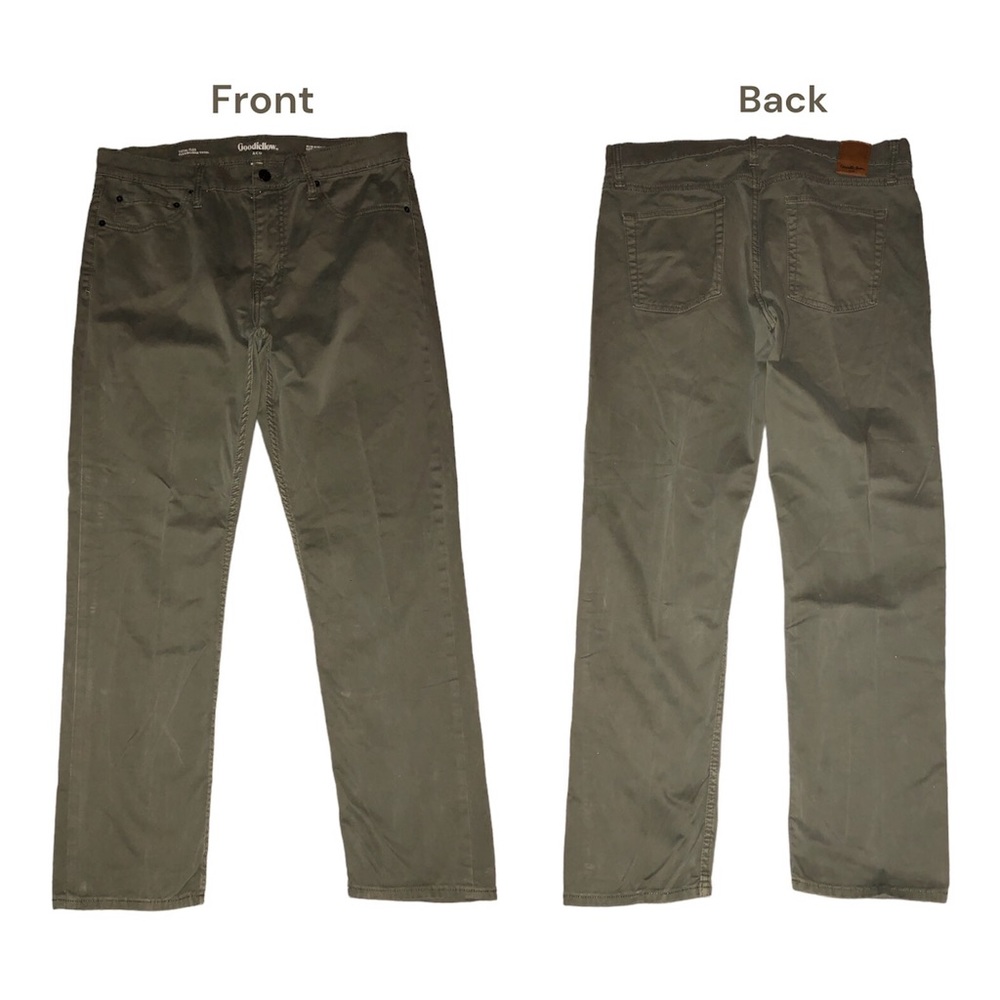 Goodfellow & Co Pants Men's Size 34 x 30 Green Total Reflex Slim Straight